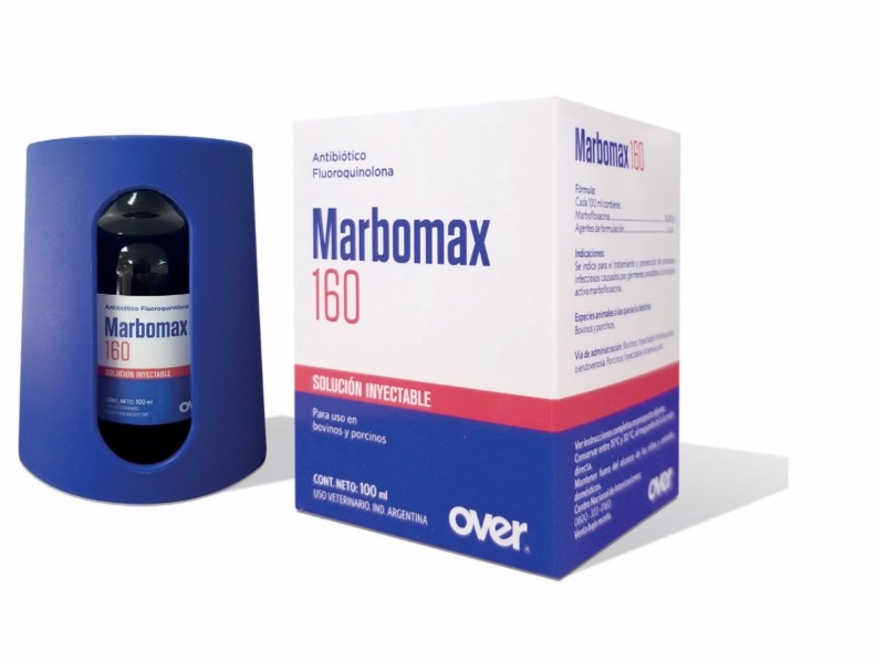 Llega MARBOMAX 160, antibiótico de la línea OVER