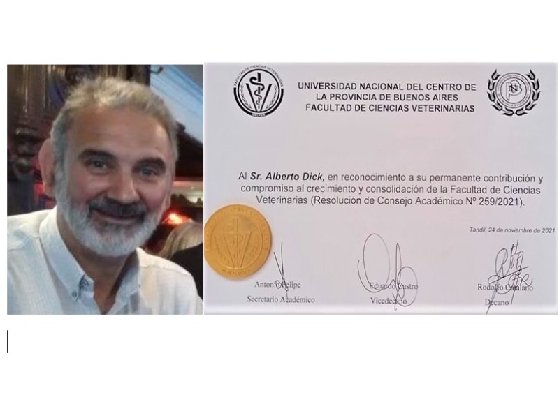 Reconocimiento al Profesor  Alberto Dick