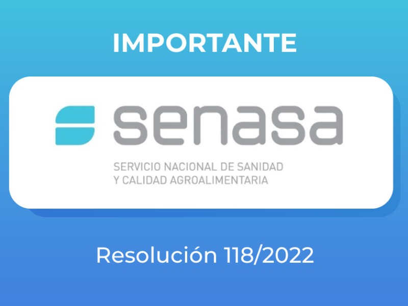 Resolución 118-2022 del SENASA referente al uso de estradiol 