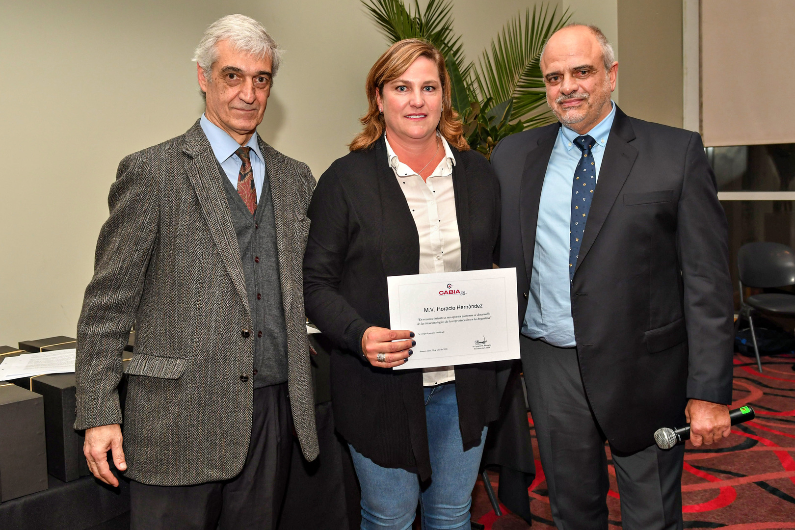 Reconocimiento de CABIA por el aporte al desarrollo y difusión de las biotecnologías reproductivas en la Argentina